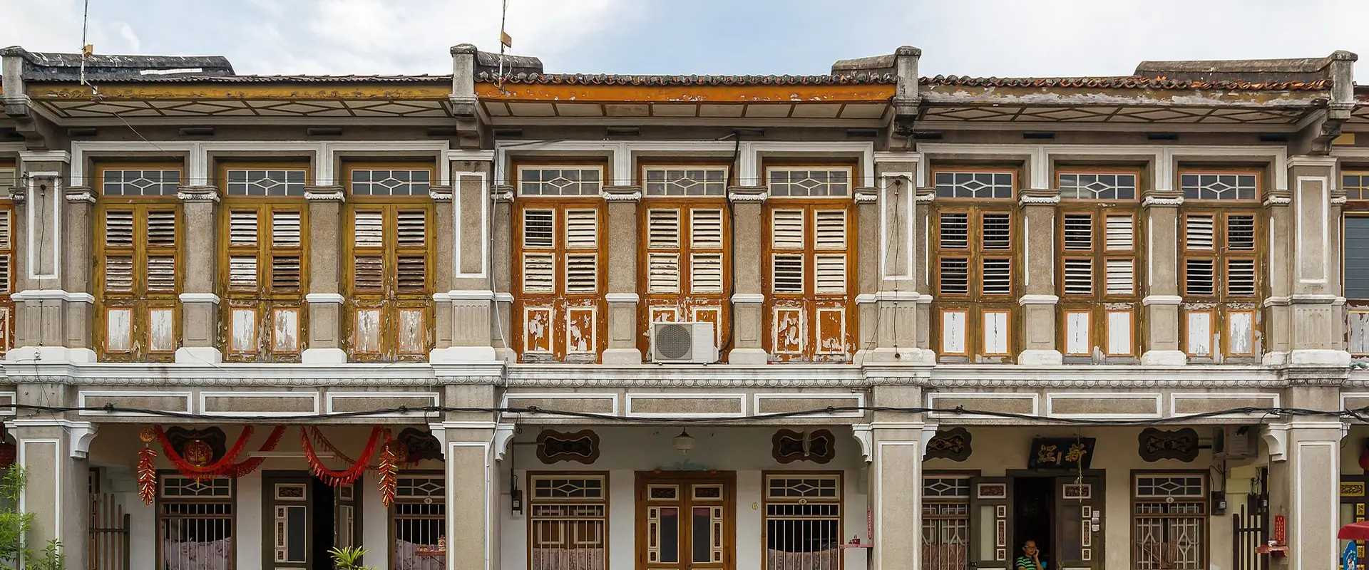 Rumah kedai lama di George Town, Pulau Pinang